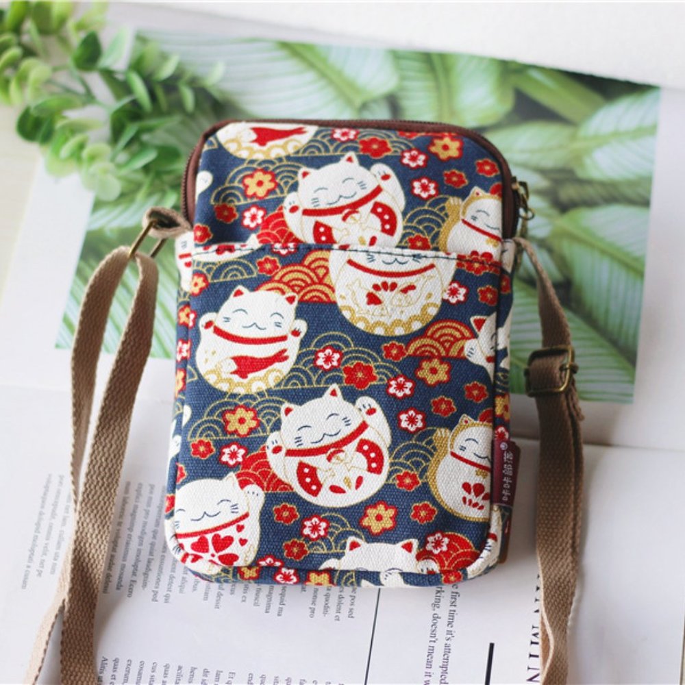 Lucky Cat Purse Set - Picture 2 of 6